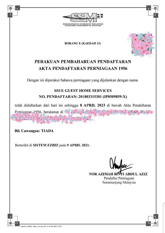 12-15 Pax Ssue Silibin Guest House-homestay Homestay